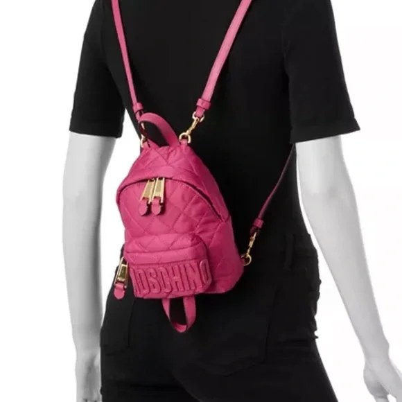 Moschino Quilted Nylon Mini Backpack - Picture 7 of 7